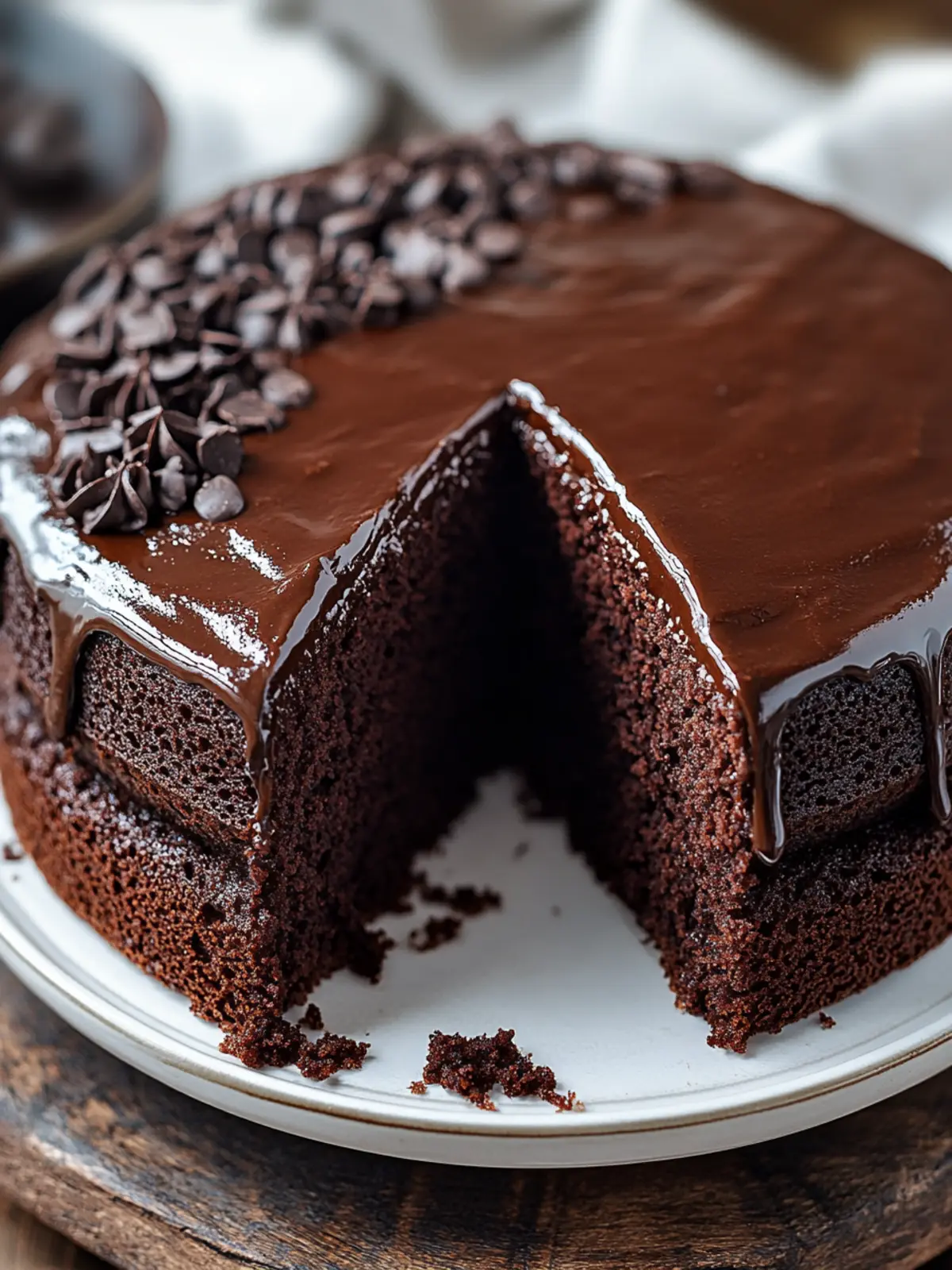 Irresistible Black Cocoa Cake with Decadent Ganache Delight 2 Black Cocoa Cake