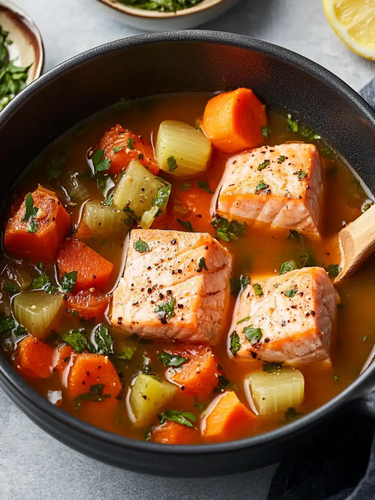 Hearty Salmon Stew: Your New Cozy Comfort Food Delight 2 Salmon Stew