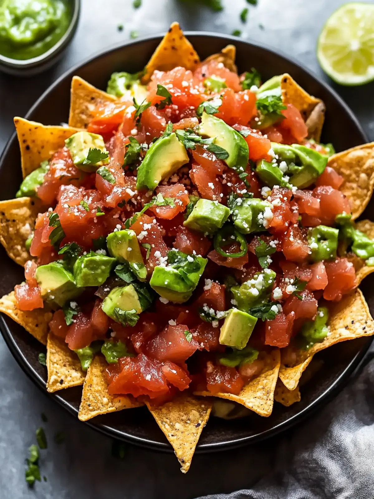 Poke Nachos with Spicy Tuna You Must Try for Your Next Snack 3 Poke Nachos with Spicy Tuna