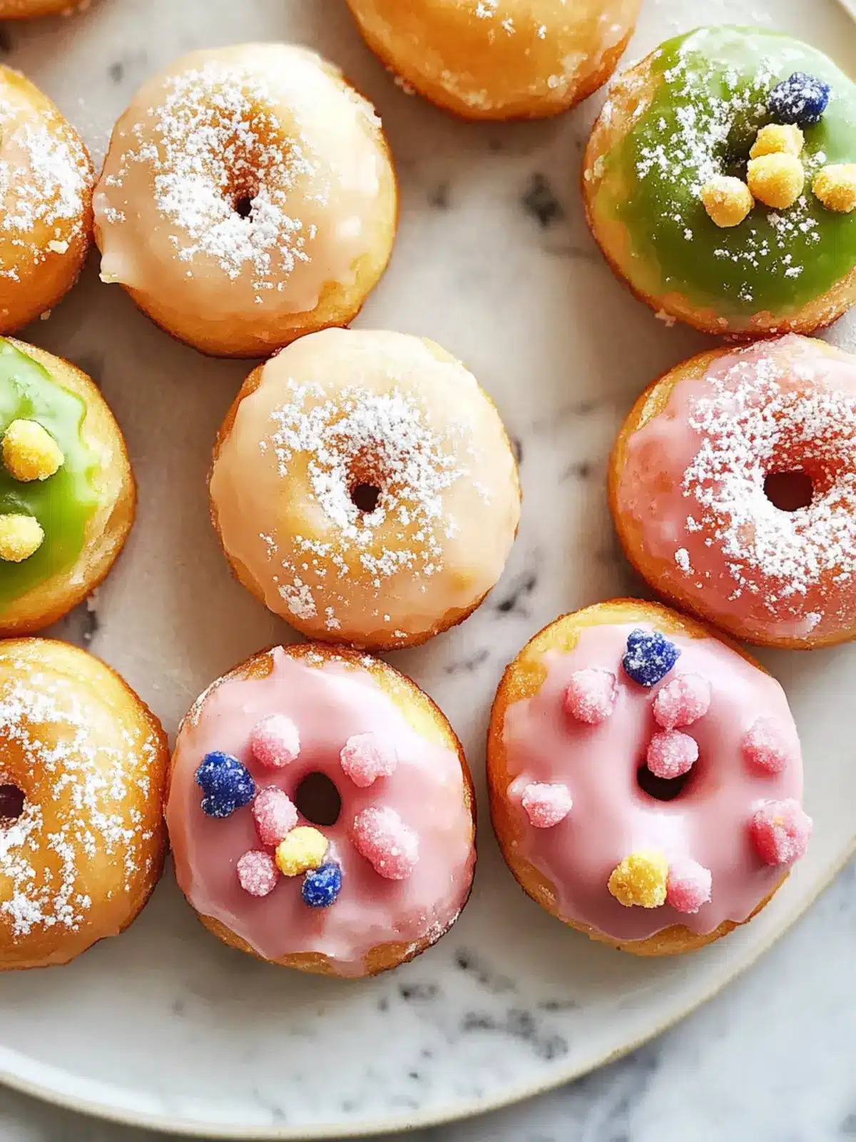 Chewy Mochi Donuts with Irresistible Glaze Options 3 Mochi Donuts