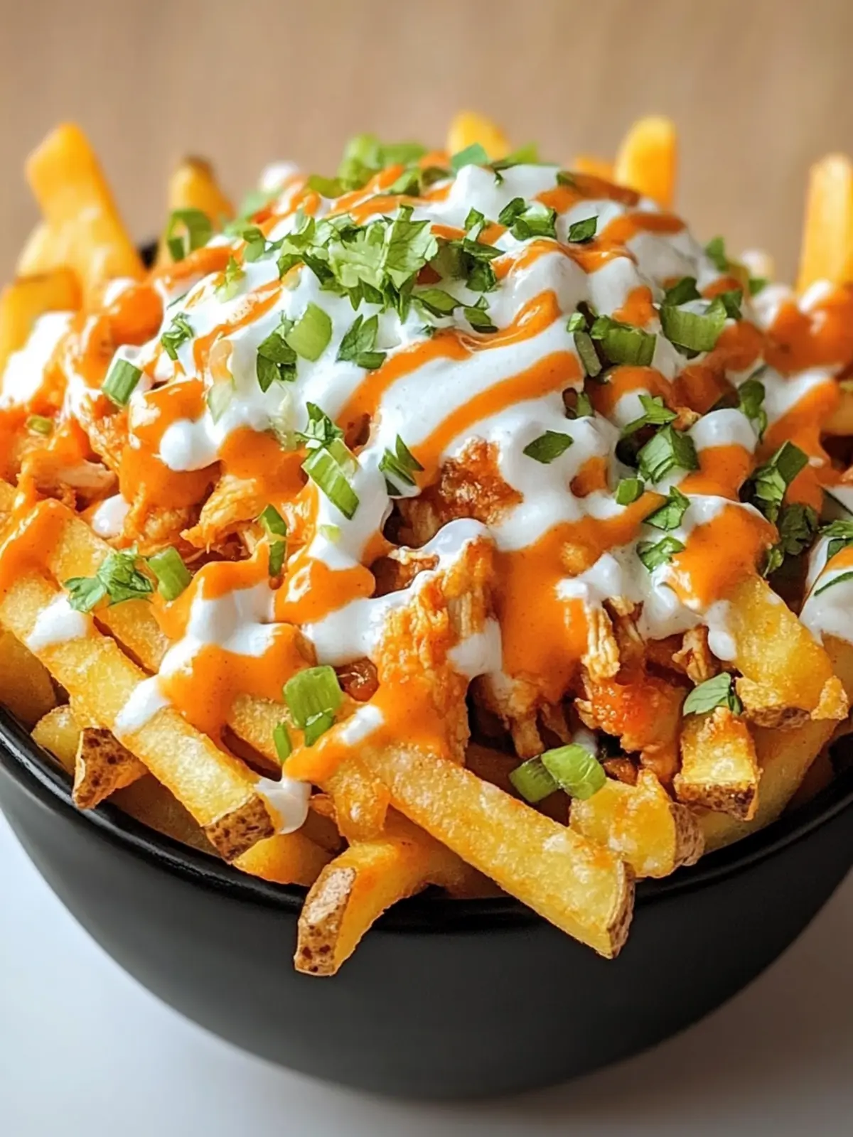 Buffalo Chicken Nacho Fries: A Crispy, Spicy Game Day Must! 4 Buffalo Chicken Nacho Fries