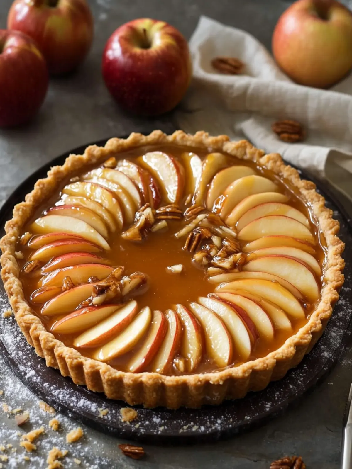 Decadent Caramel Apple Tart That Will Wow Your Guests 4 Caramel Apple Tart