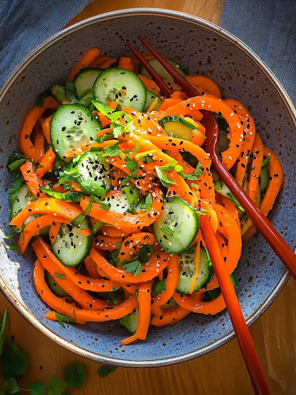 Cucumber Carrot Salad Bliss: Refreshing and Customizable Delight 4 Cucumber Carrot Salad