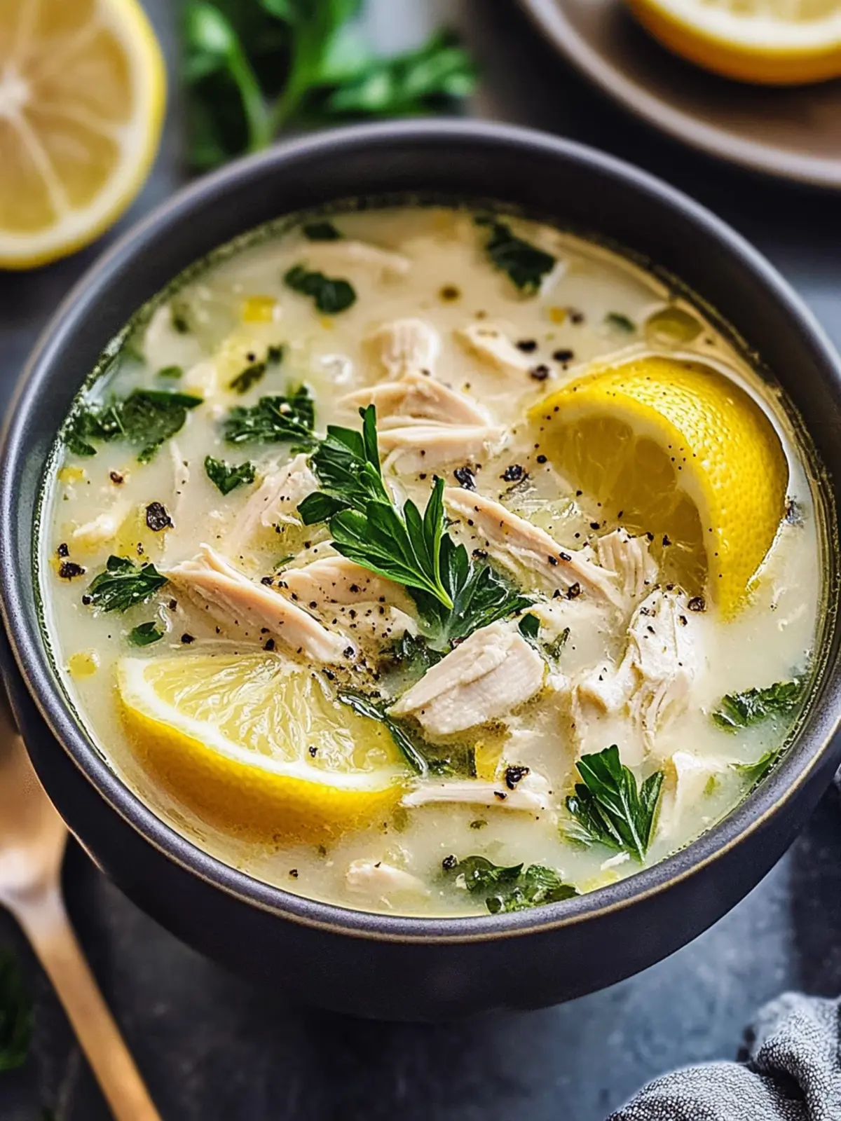 Greek Lemon Chicken Soup for a Cozy Home-Cooked Hug 2 Greek Lemon Chicken Soup