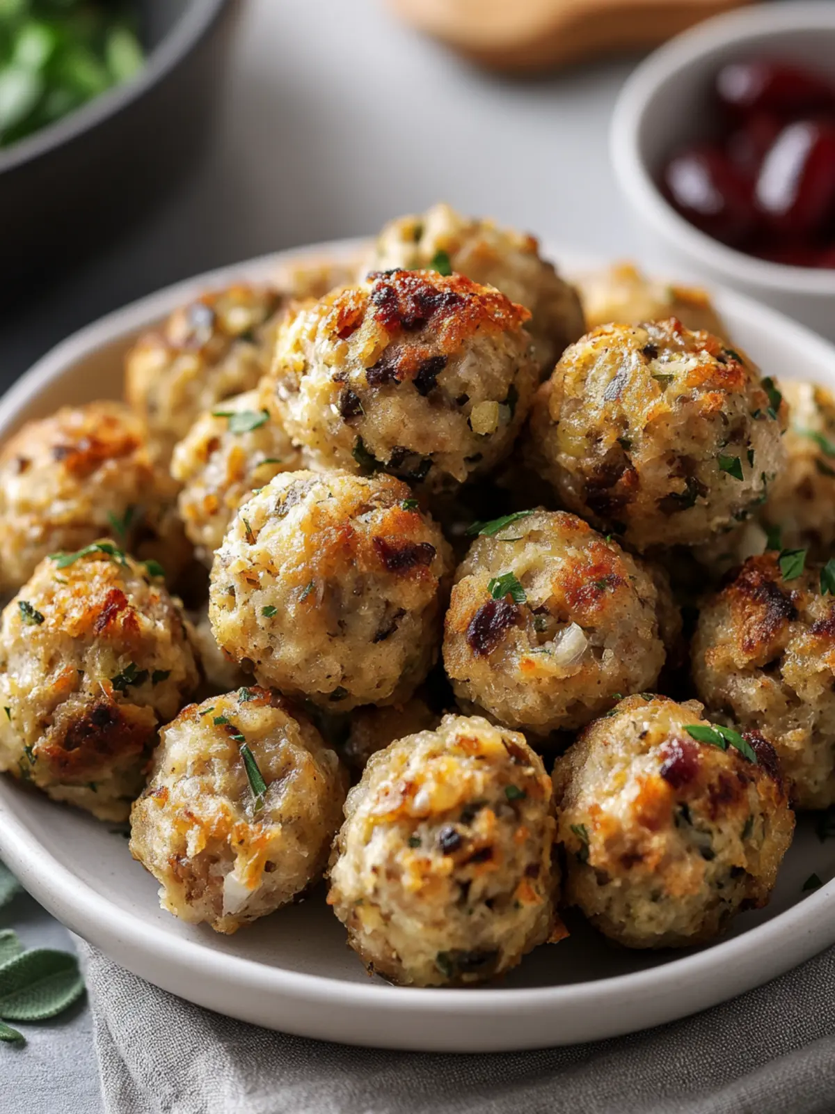 Delicious Turkey Stuffing Balls Your Family Will Love 2 Turkey Stuffing Balls