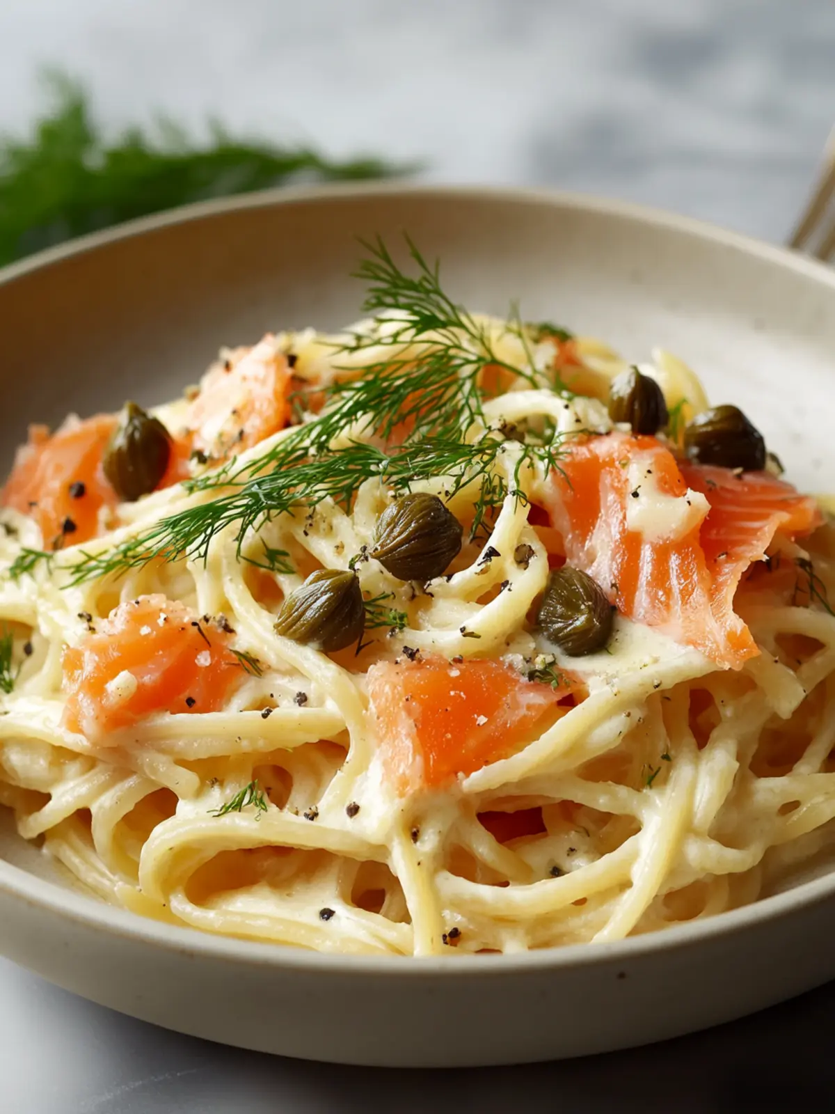 Smoked Salmon Pasta with Capers and Dill for Quick Weeknight Bliss 2 Smoked Salmon Pasta with Capers and Dill