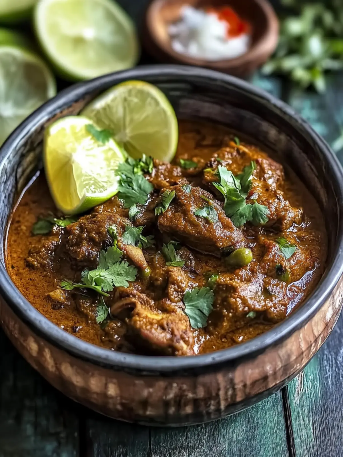 Savory Slow-Cooked Lamb Bhuna: Easy Comfort Food Delight 4 Slow-Cooked Lamb Bhuna