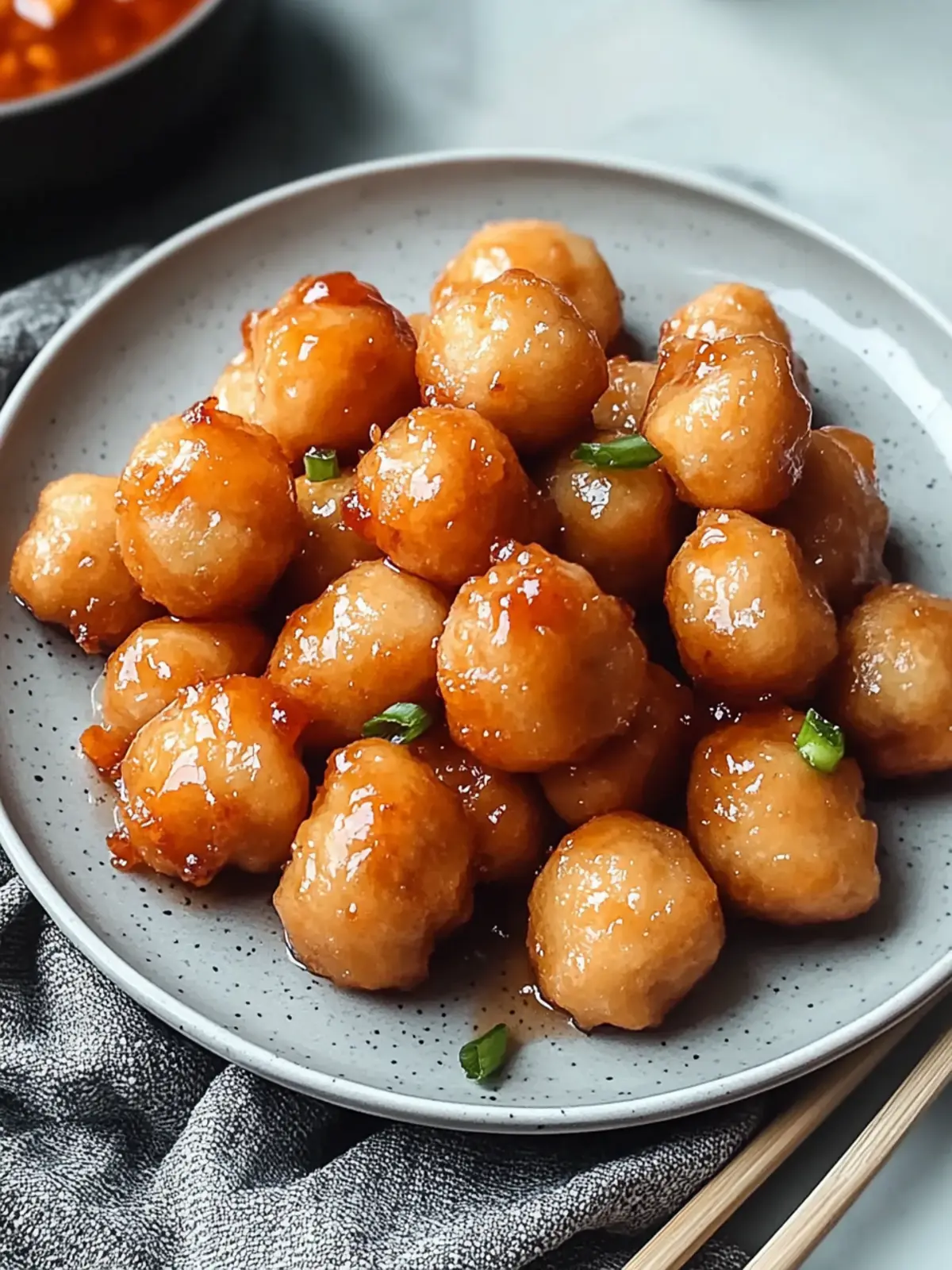 Crispy Chinese Chicken Balls with Sweet Sauce Your Family Will Love 4 Crispy Chinese Chicken Balls