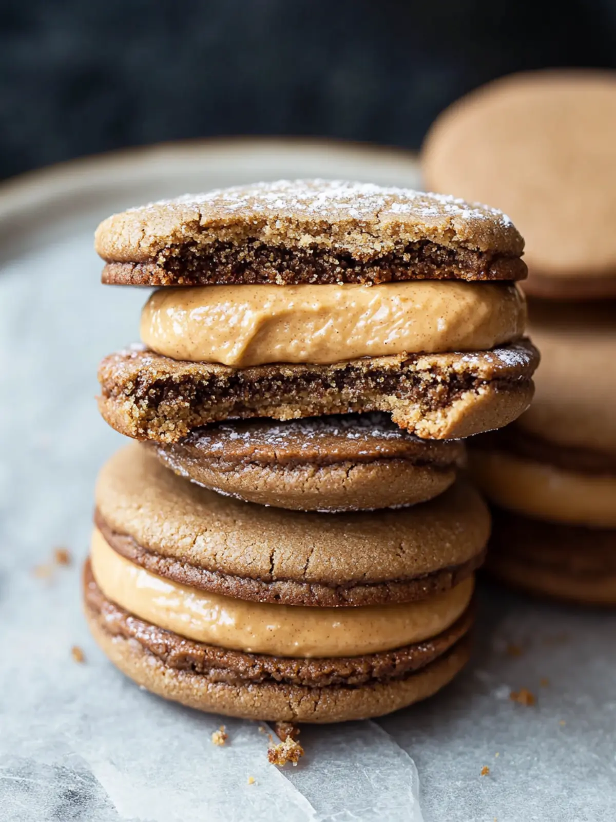 Delicious Vegan Peanut Butter Cookie Sandwiches That Satisfy 2 Vegan peanut butter cookie sandwich