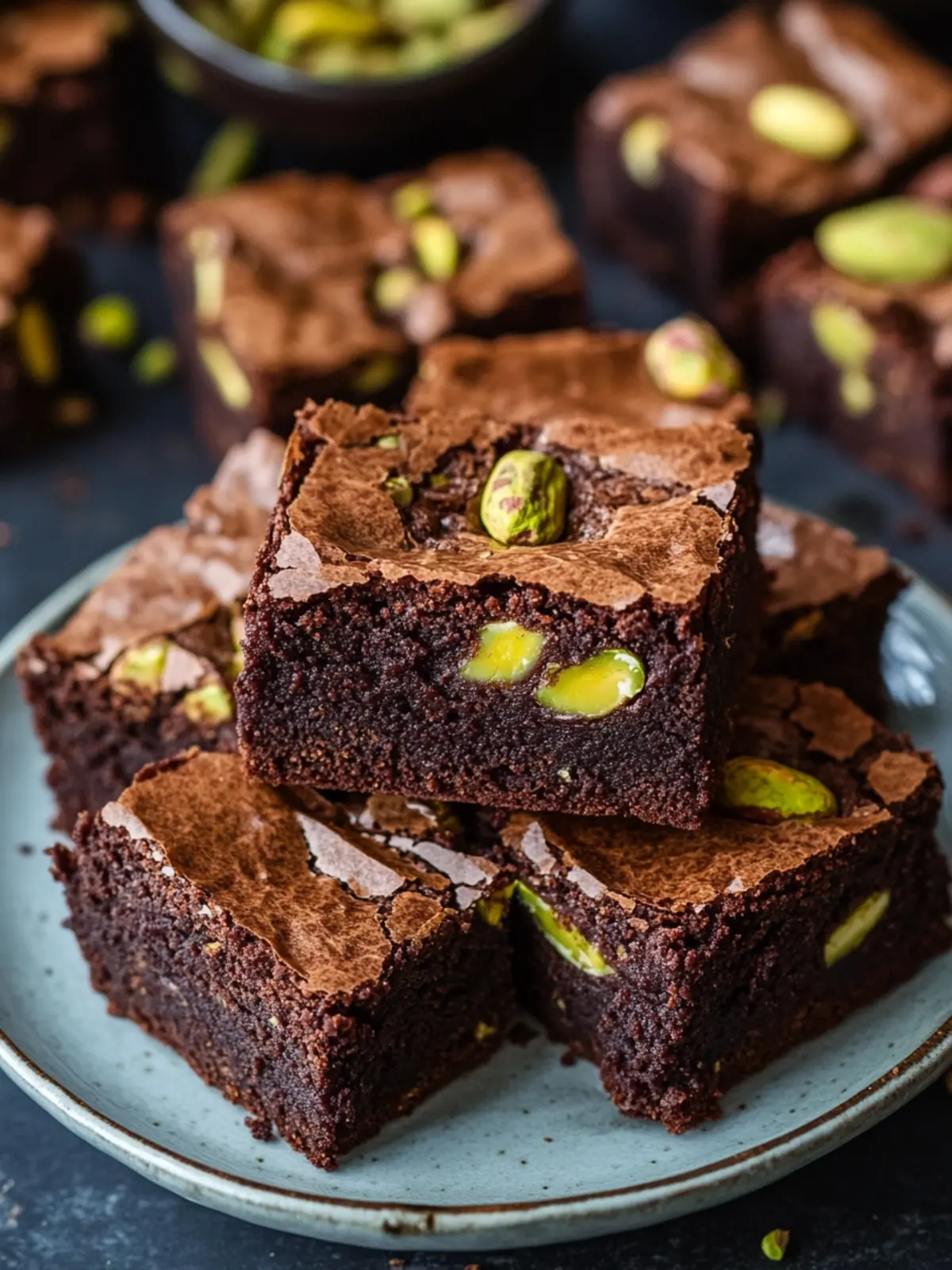 Irresistible Pistachio Brownies for Quick, Nutty Indulgence 3 Pistachio Brownies