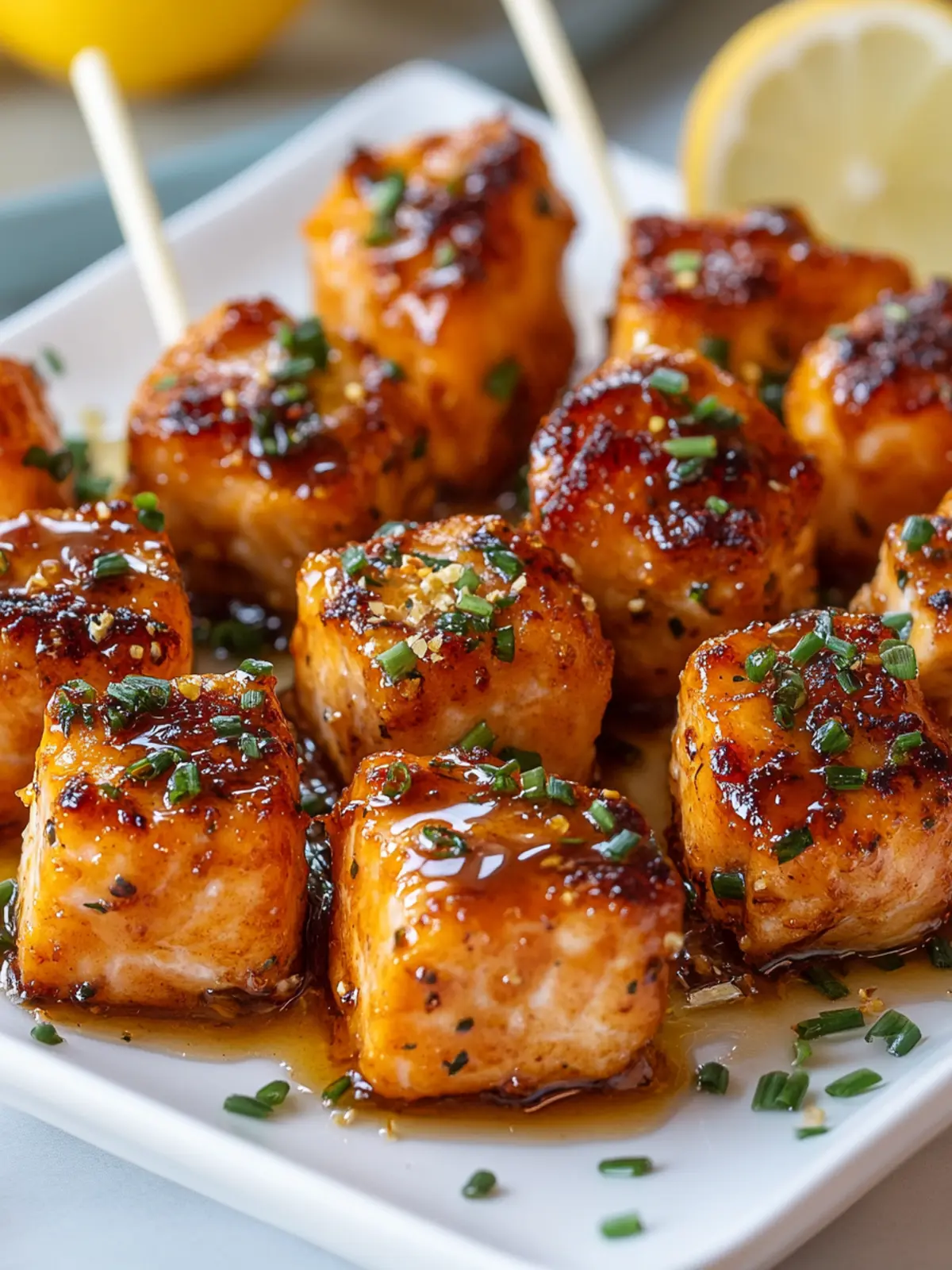 Spicy Sweet Hot Honey Salmon Bites for Easy Entertaining 3 Hot Honey Salmon Bites