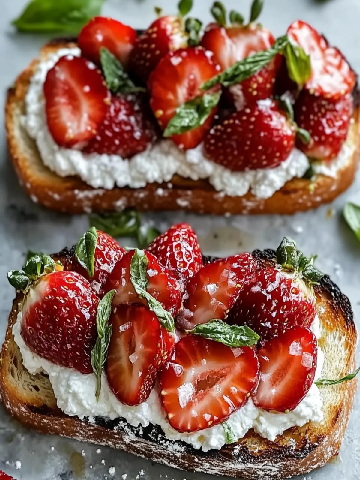 Irresistible Roasted Strawberry Ricotta Toast to Brighten Mornings 2 Roasted Strawberry Ricotta Toast