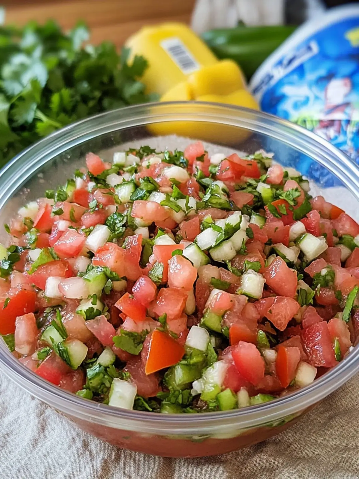 Zesty Pico de Gallo Salsa: Fresh Flavor in Every Bite! 2 Pico de Gallo Salsa