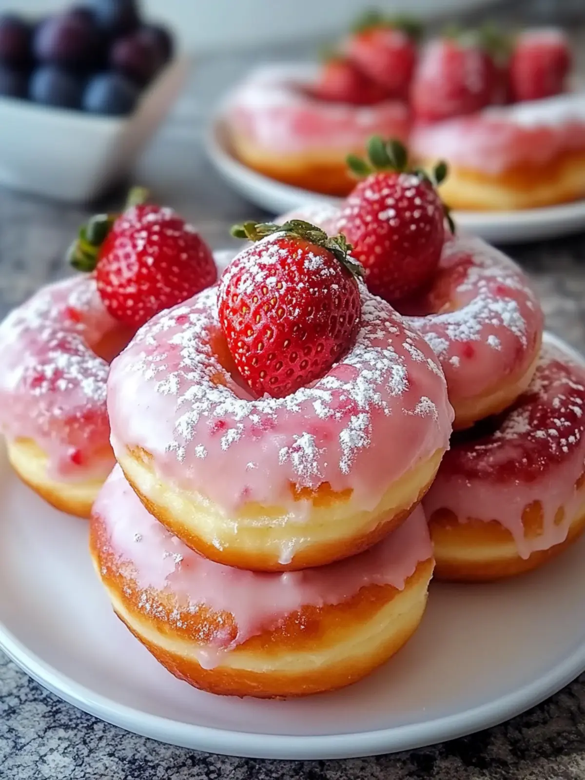 Irresistible Strawberry Cream Filled Donuts You Can Make Today 4 Strawberry Cream Filled Donuts