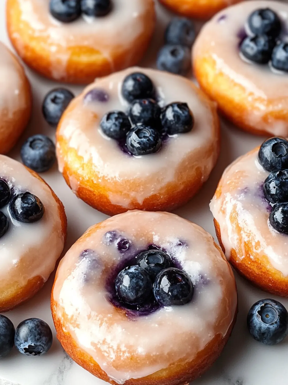 Irresistible Blueberry Vanilla Glaze Donuts You ll Crave! 3 Blueberry Vanilla Glaze Donuts