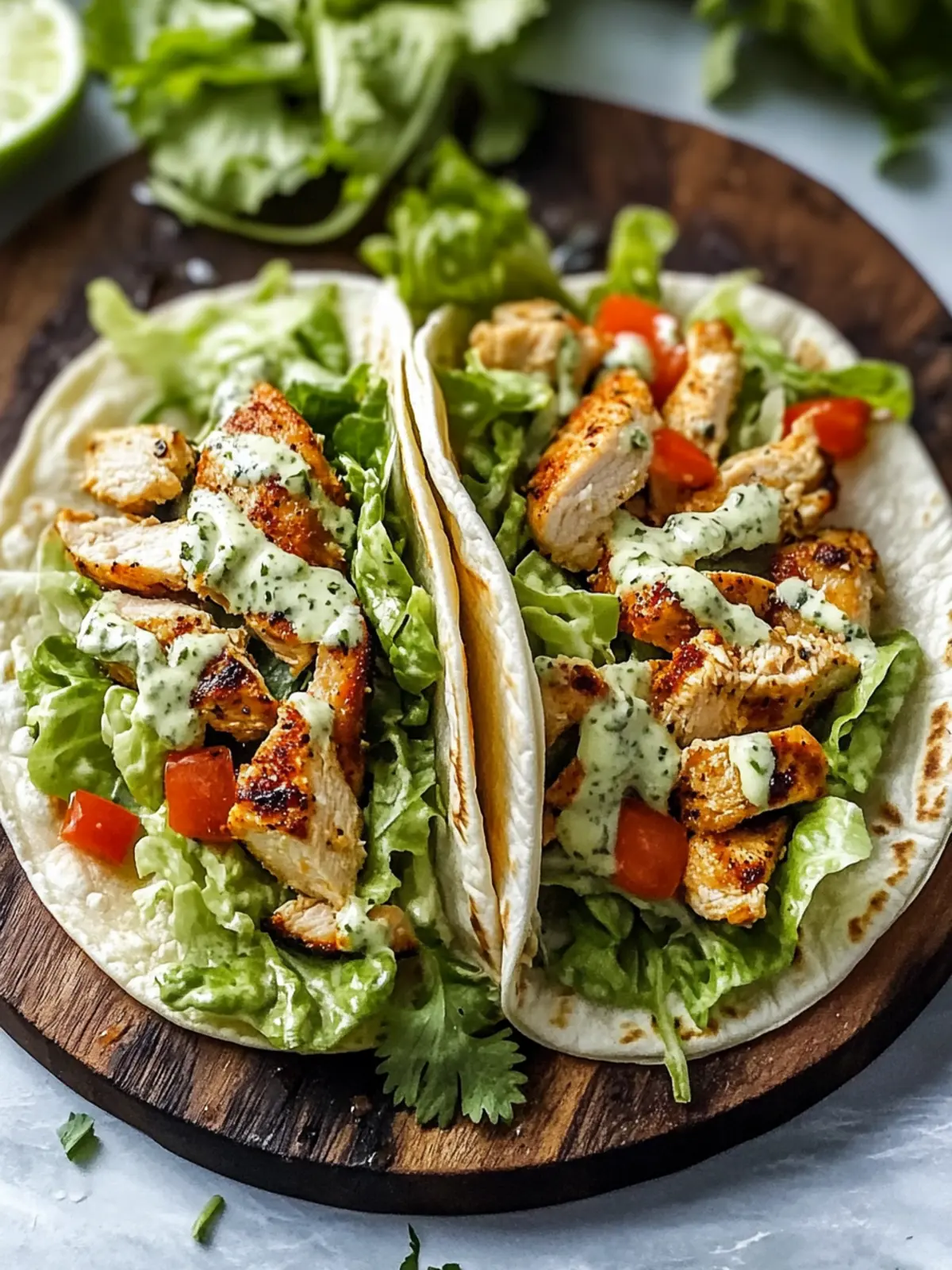 Smash Chicken Caesar Tacos: Your New Quick Dinner Obsession 4 Smash Chicken Caesar Tacos