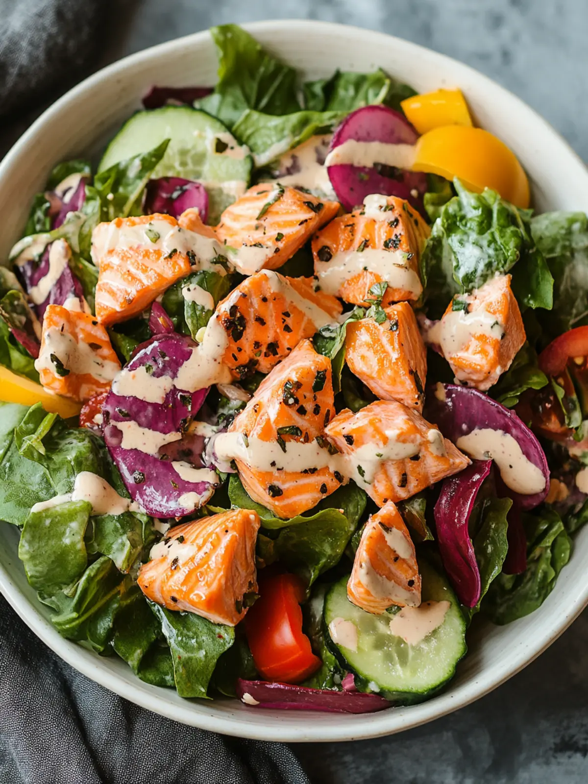 Zesty Flaky Salmon Salad That Will Brighten Your Day 3 Flaky Salmon Salad