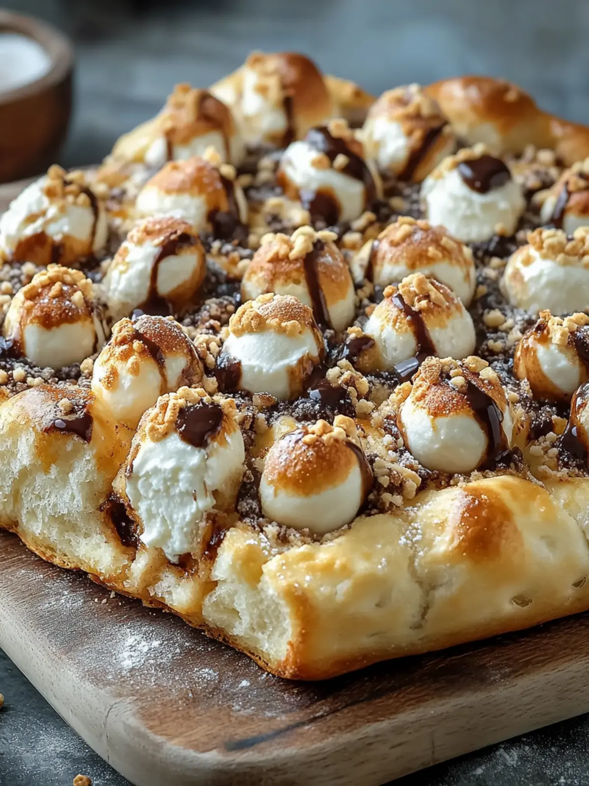 Golden S'mores Focaccia: The Ultimate Cozy Dessert Delight 2 Golden S Mores Focaccia