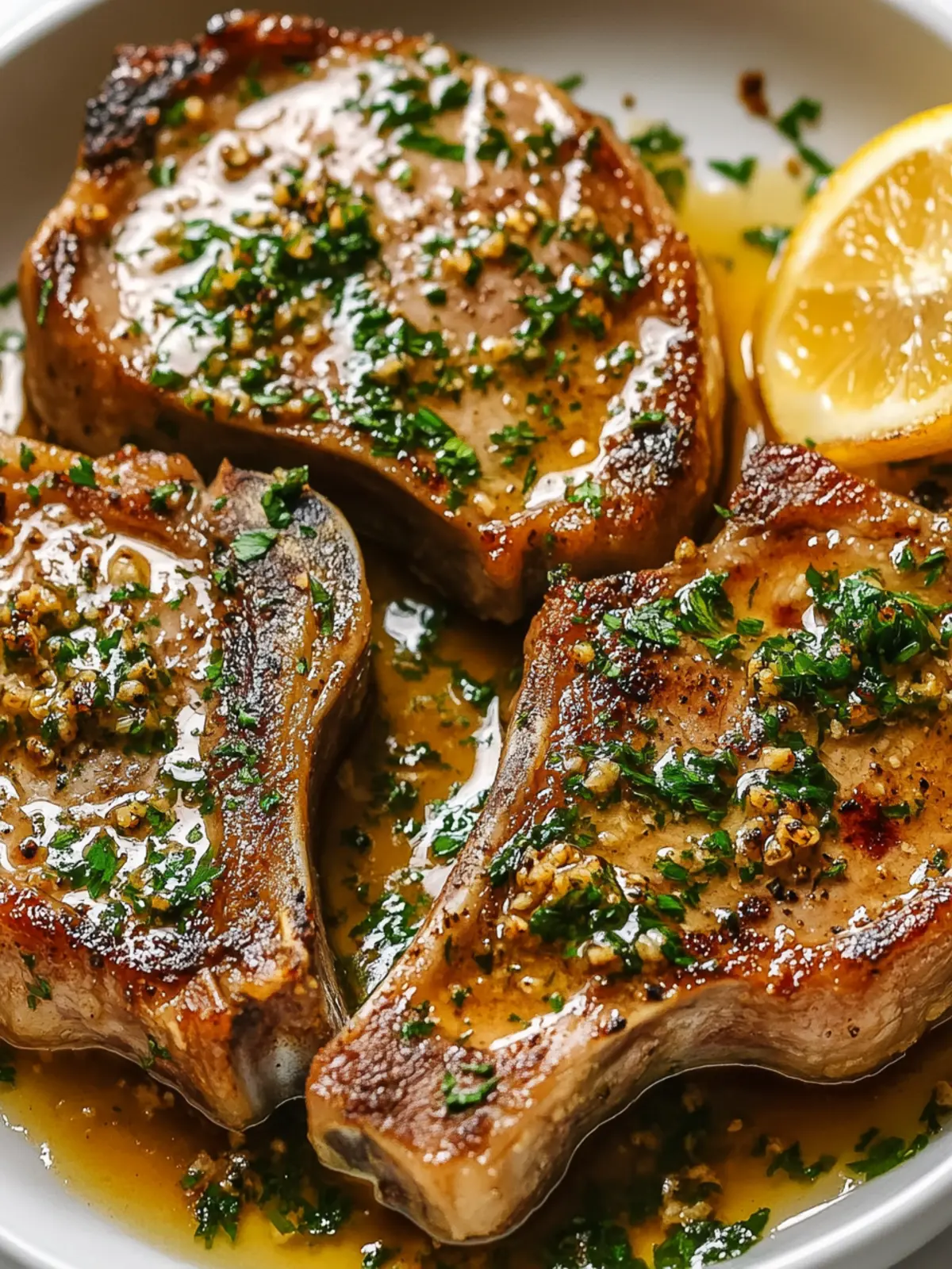 Savory Garlic Butter Pan Seared Pork Chops in 25 Minutes 3 Garlic Butter Pan Seared Pork Chops