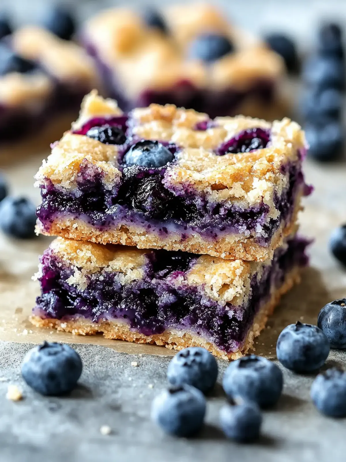 Delicious Blueberry Soft Baked Bars for Healthy Snacking 3 Delicious Blueberry Soft Baked Bars