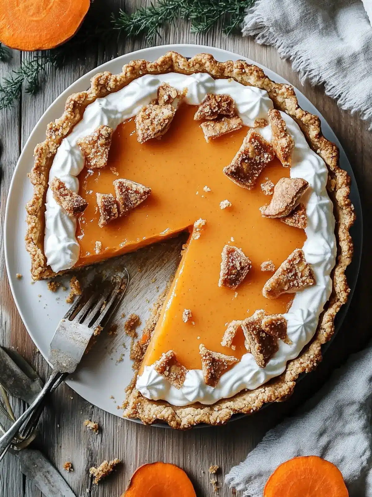Delicious Honey Carrot Pie with Biscoff Crust You ll Love 3 Honey Carrot Pie with Biscoff Crust