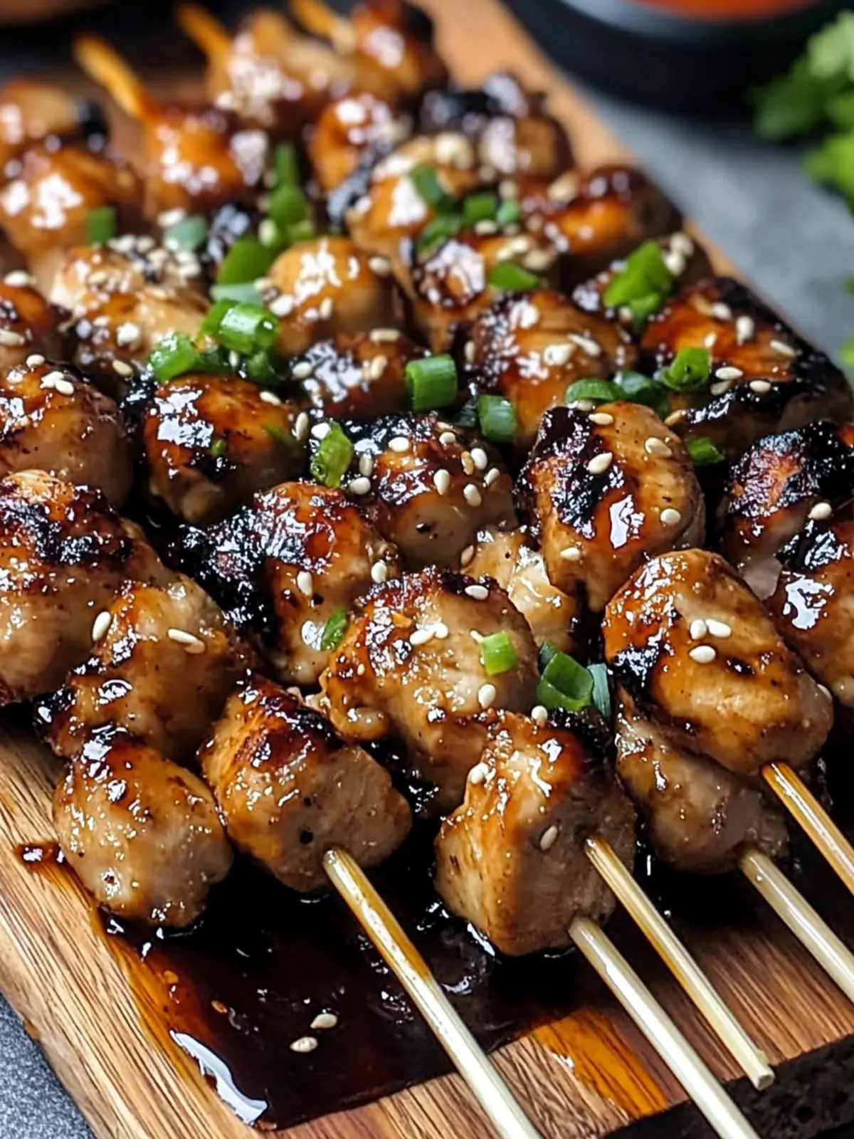 Savory Japanese Chicken Yakitori Skewers for Home Grilling 2 Japanese Chicken Yakitori