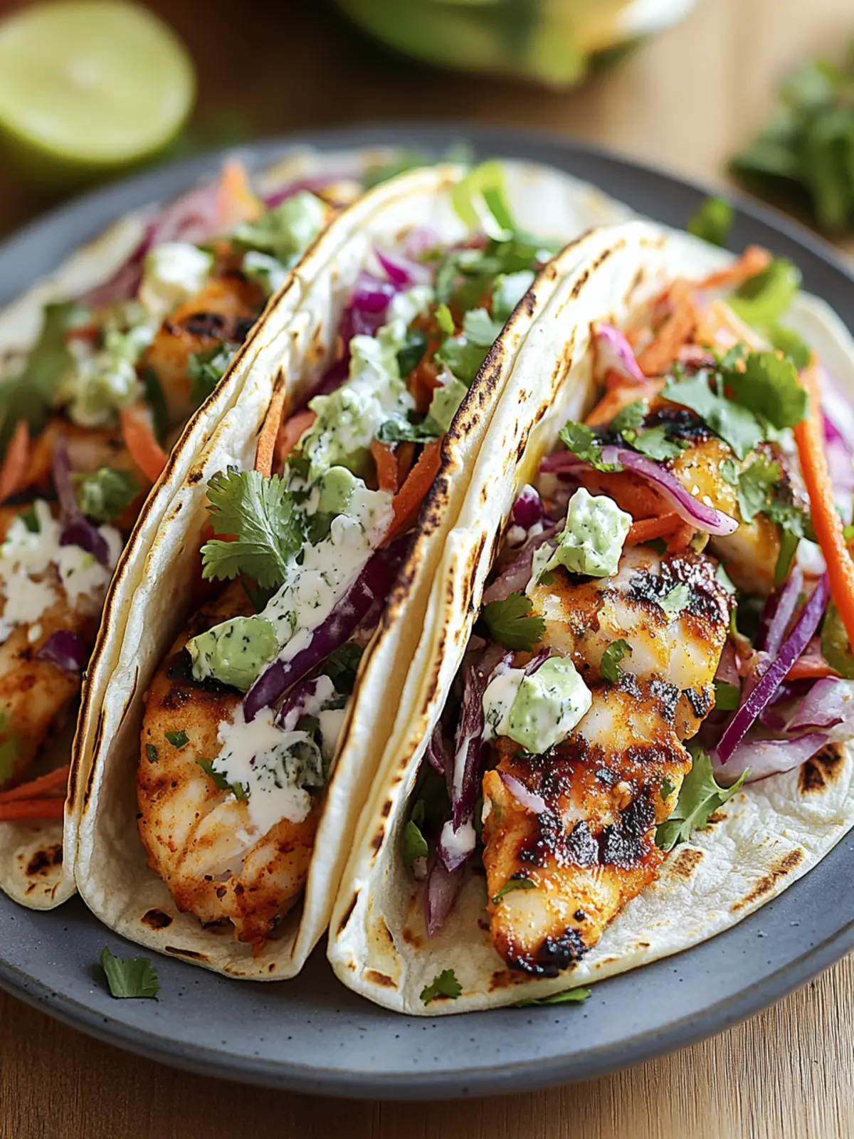 Thai-Style Grilled Fish Tacos for a Fresh Summer Feast 4 Thai-Style Grilled Fish Tacos