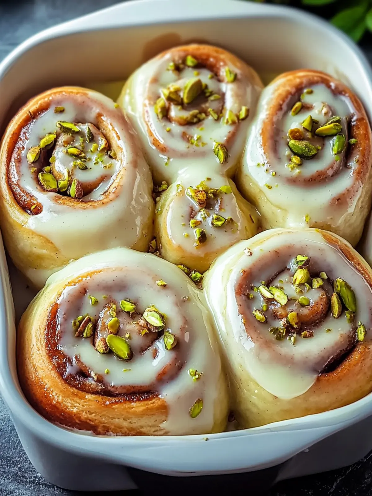 Irresistible Pistachio Cream Cinnamon Rolls for Cozy Mornings 3 Pistachio Cream Cinnamon Rolls