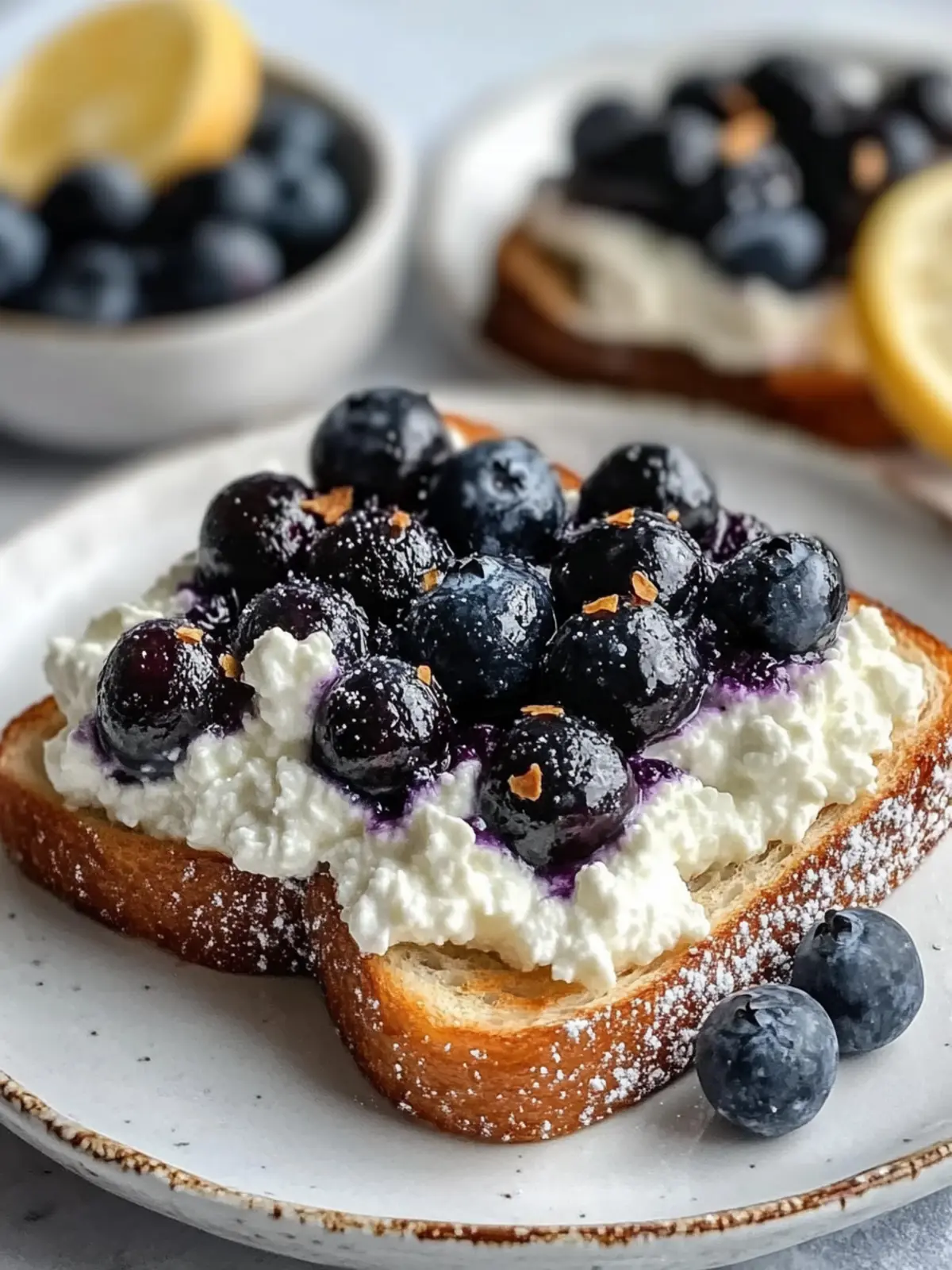 Fresh Air Fryer Blueberry Cottage Cheese Toast for Busy Mornings 4 Air Fryer Blueberry Cottage Cheese Toast