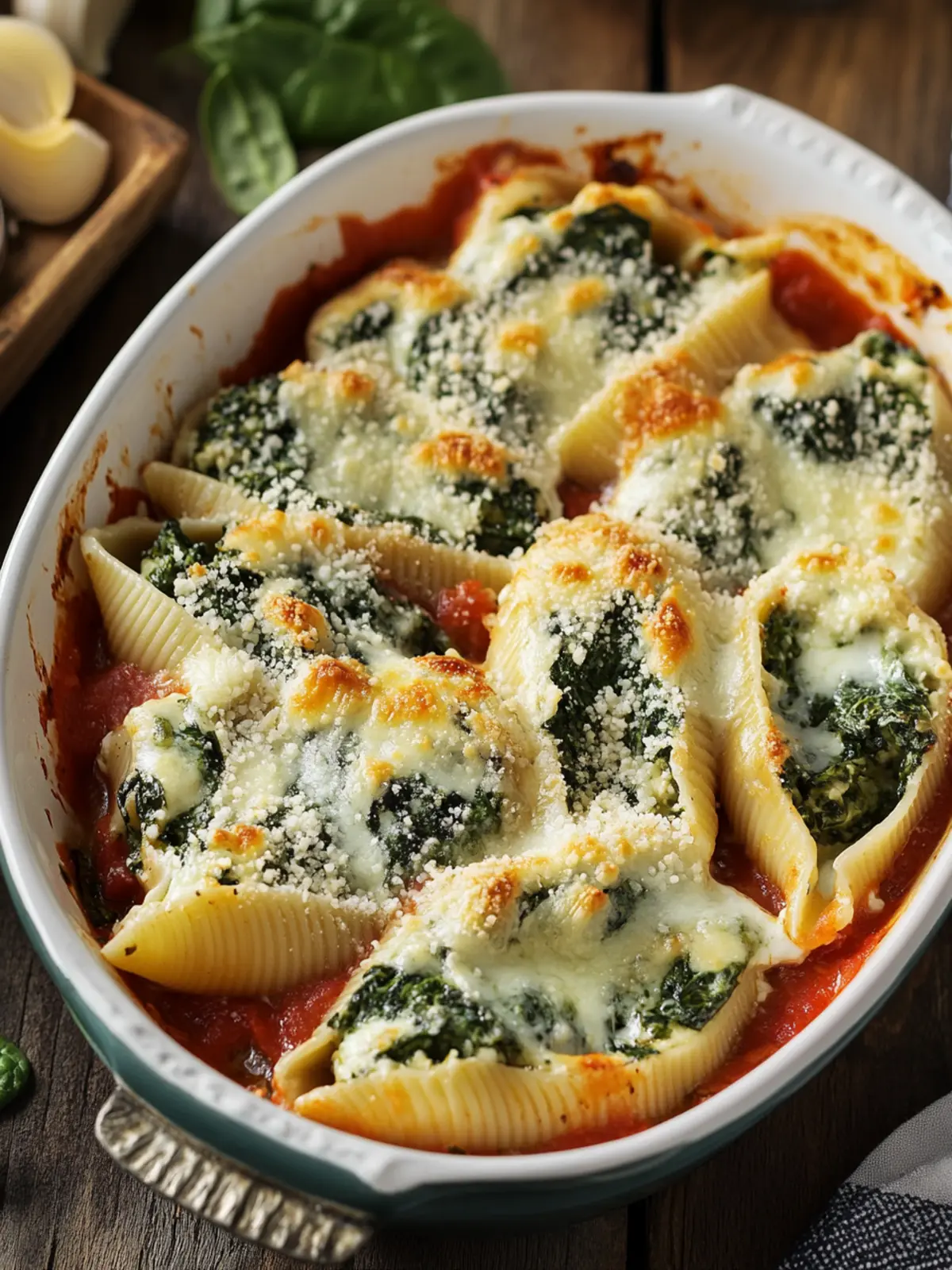 Delicious Spinach Ricotta Stuffed Shells for Cozy Nights 2 Spinach Ricotta Stuffed Shells