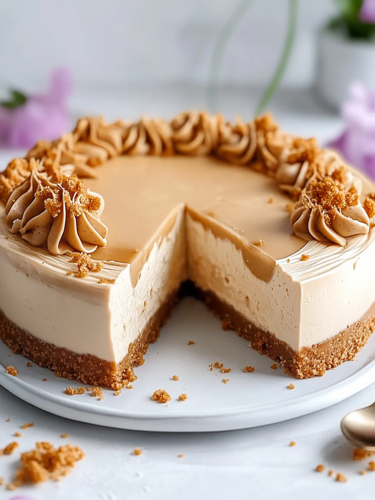 Indulge in No-Bake Lotus Biscoff Cheesecake Bliss 4 No-Bake Lotus Biscoff Cheesecake