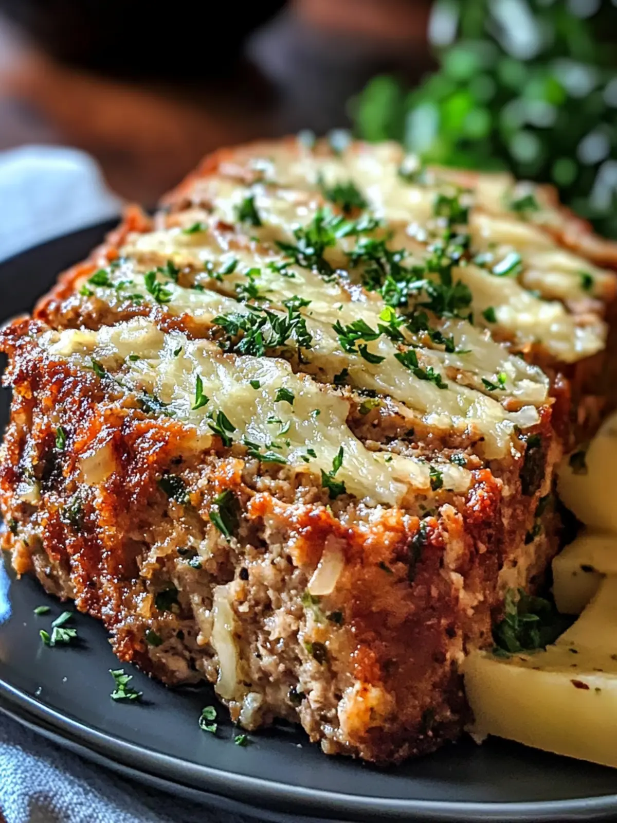 Savory Garlic Parmesan Chicken Meatloaf Your Family Will Love 3 Garlic Parmesan Chicken Meatloaf