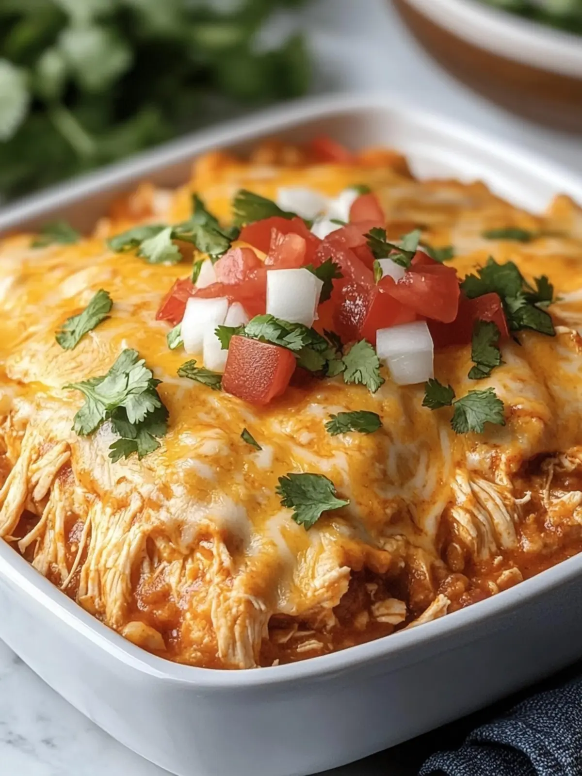 Hearty Crockpot Chicken Enchilada Casserole for Busy Nights 2 Hearty Crockpot Chicken Enchilada Casserole