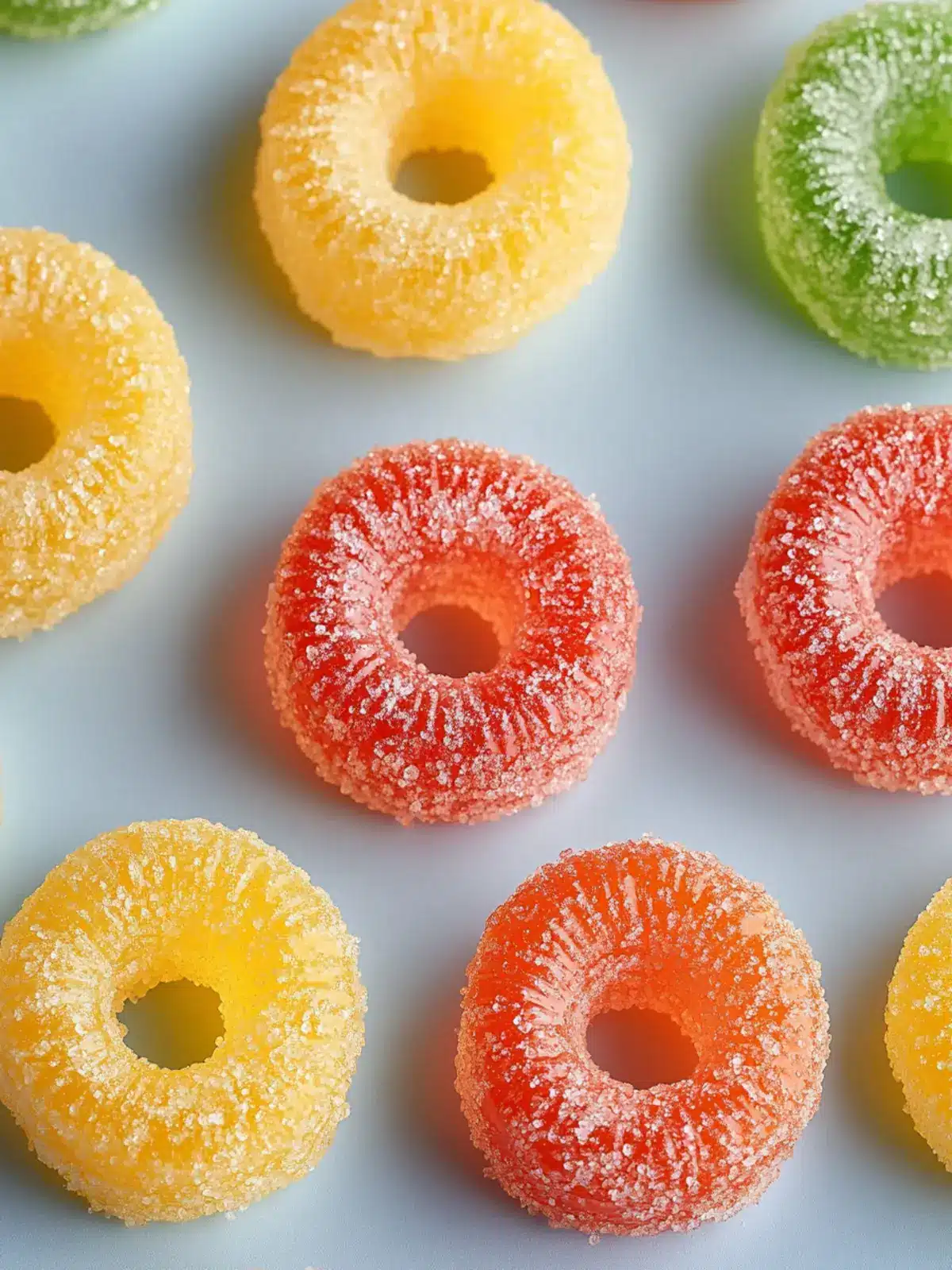 Delicious Candied Pineapple Skittle Rings for Colorful Snacking 2 Candied Pineapple Skittle Rings