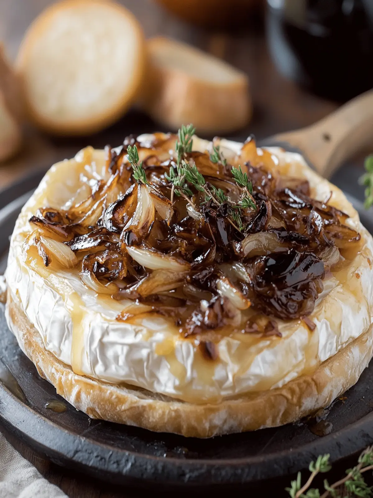Baked Brie with Caramelized Onions: Your New Favorite Appetizer 2 Baked Brie with Caramelized Onions