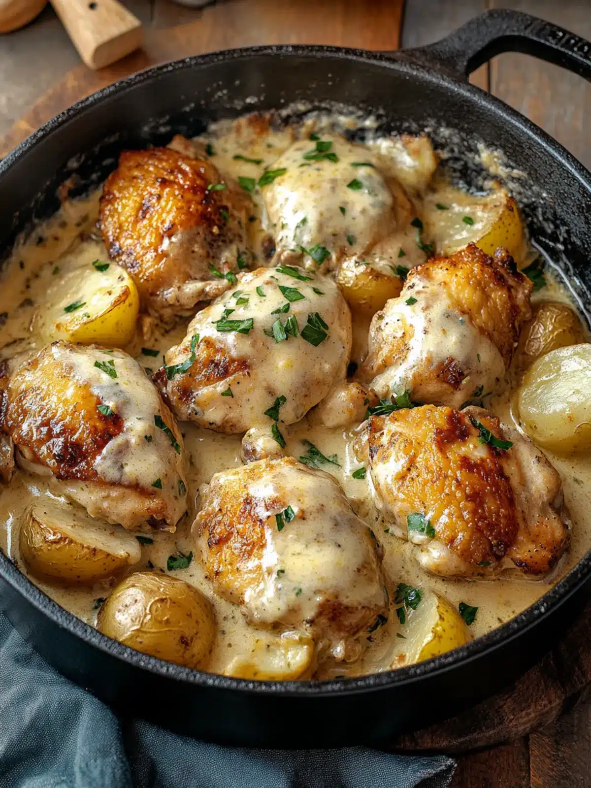 Dutch Oven Creamy Ranch Chicken & Potatoes A Cozy Family Dinner 2 Dutch Oven Creamy Ranch Chicken & Potatoes