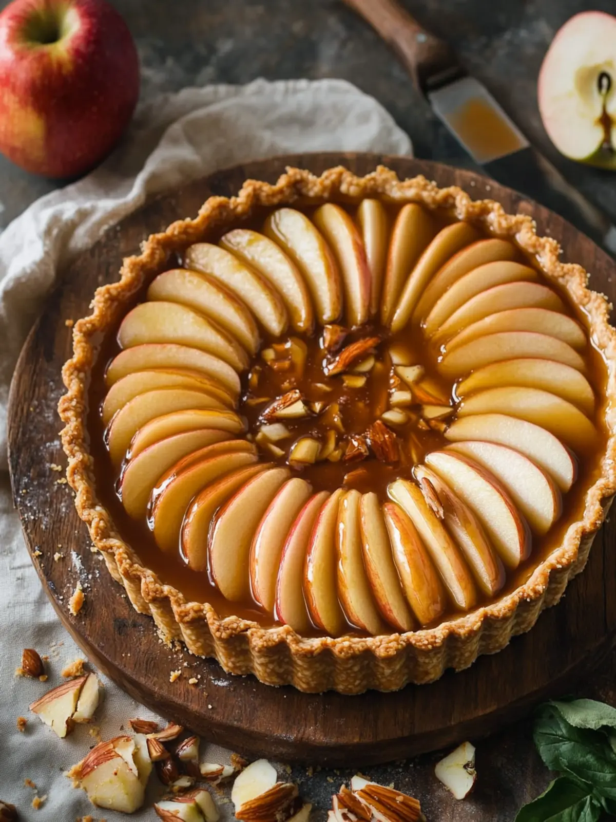 Decadent Caramel Apple Tart That Will Wow Your Guests 2 Caramel Apple Tart