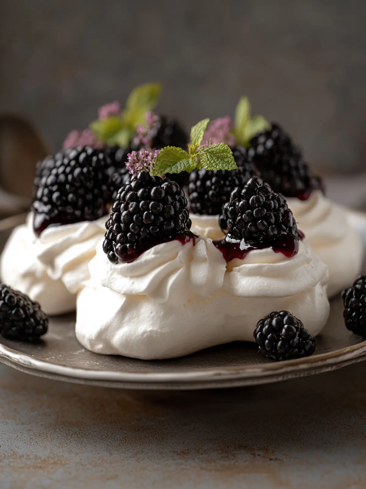 Heavenly Blackberry Pavlovas for Effortless Elegance 3 Blackberry Pavlovas