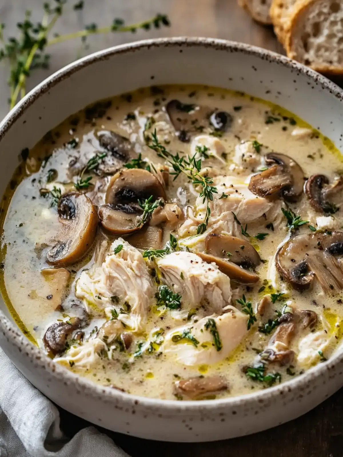 Rotisserie Chicken and Mushroom Soup: Cozy Comfort in a Bowl 3 Rotisserie Chicken and Mushroom Soup