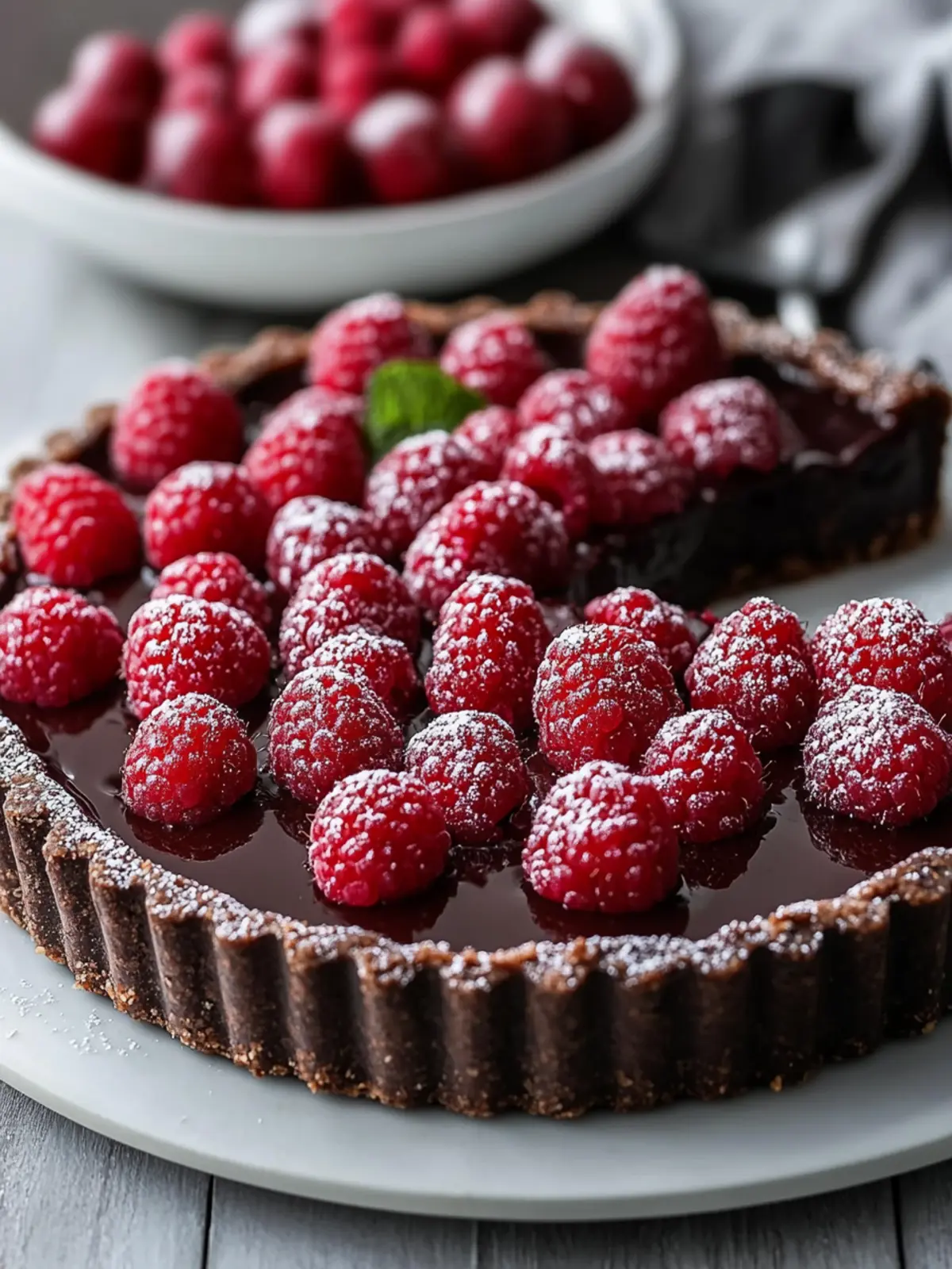 Decadent Chocolate Raspberry Tart for Sweet Celebrations 2 Chocolate Raspberry Tart