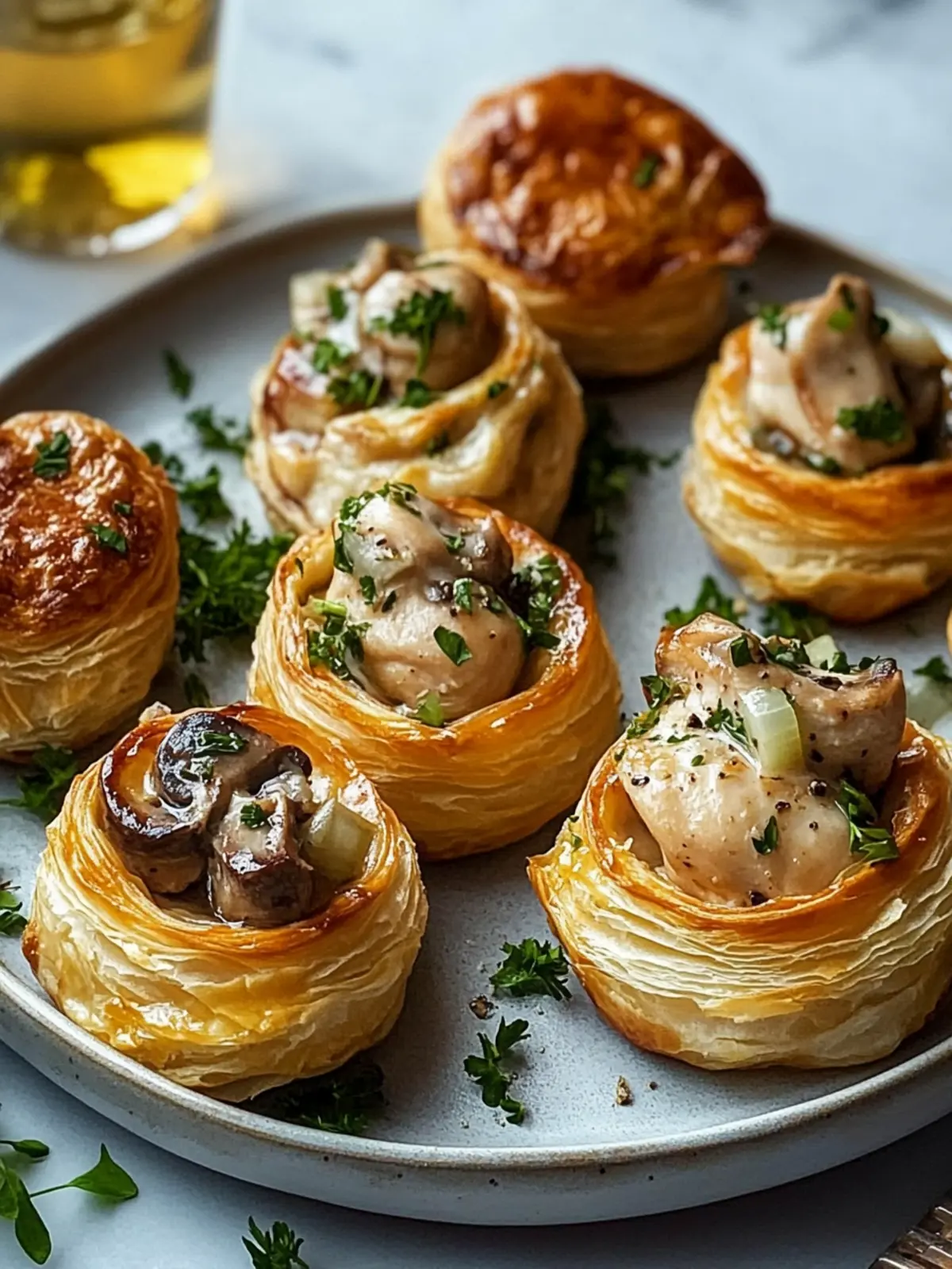 Savory Chicken Vol-au-Vents: Flaky Pastry Delight at Home 4 Chicken Vol-au-Vents