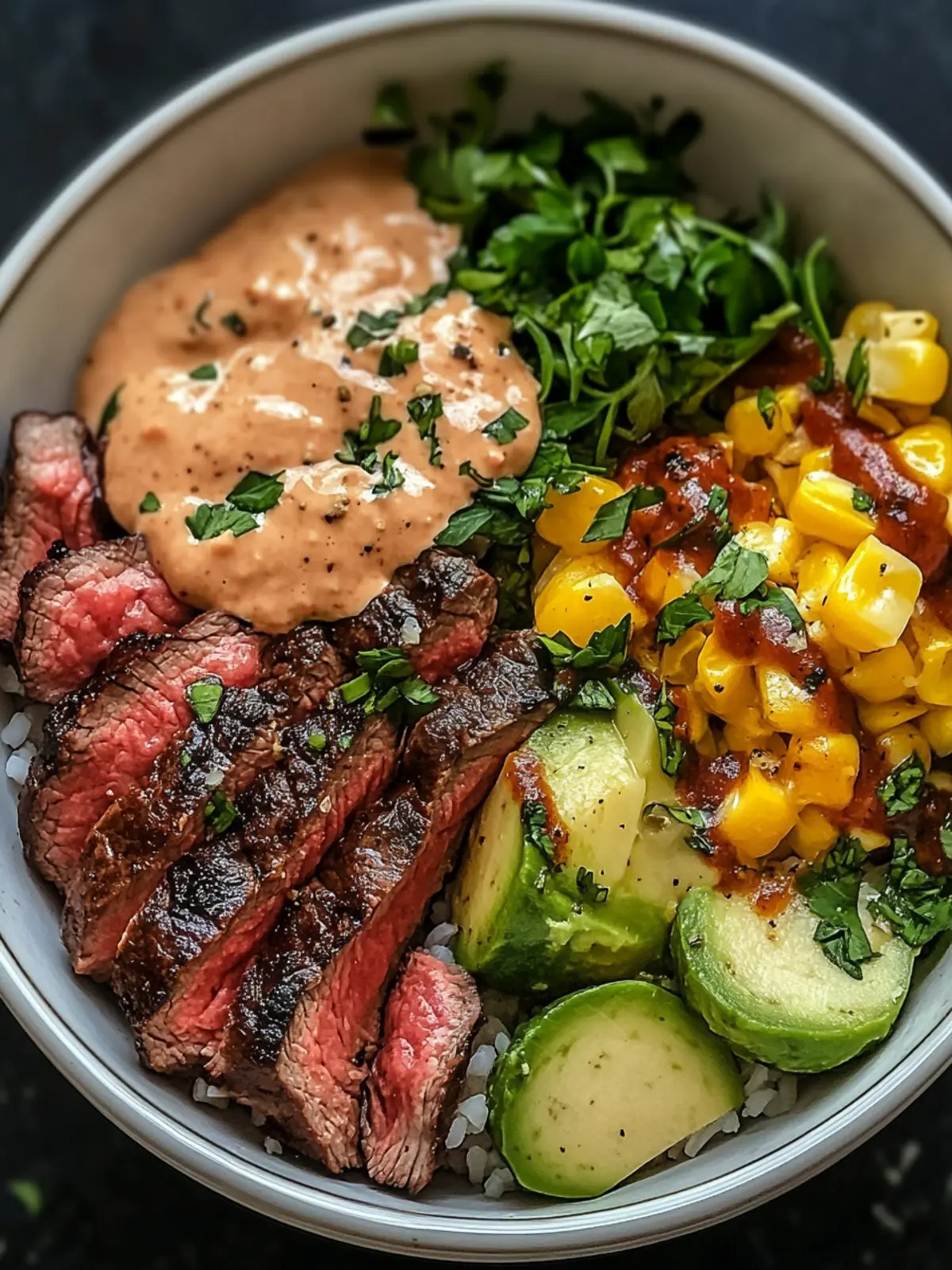 Satisfying Steak Bowl: Quick, Customizable, and Delicious! 2 Steak Bowl