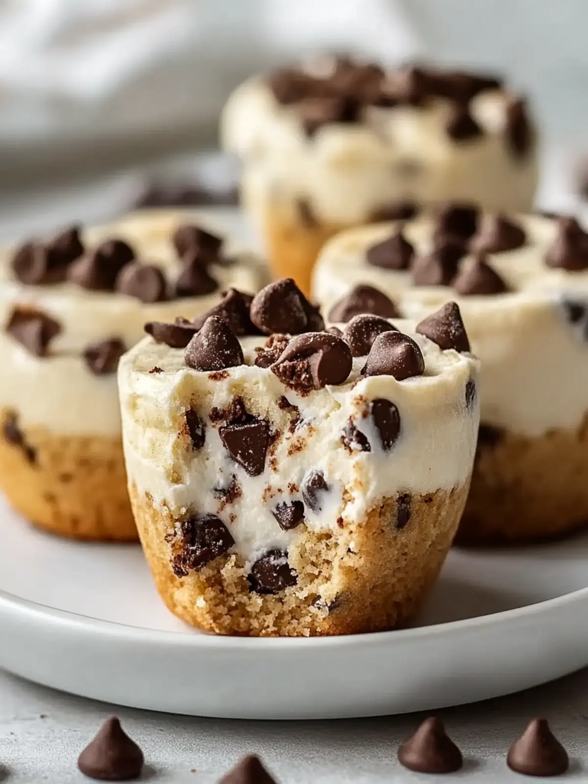 High Protein Yogurt Cookie Dough Cups for Guilt-Free Indulgence 2 High Protein Yogurt Cookie Dough Cups