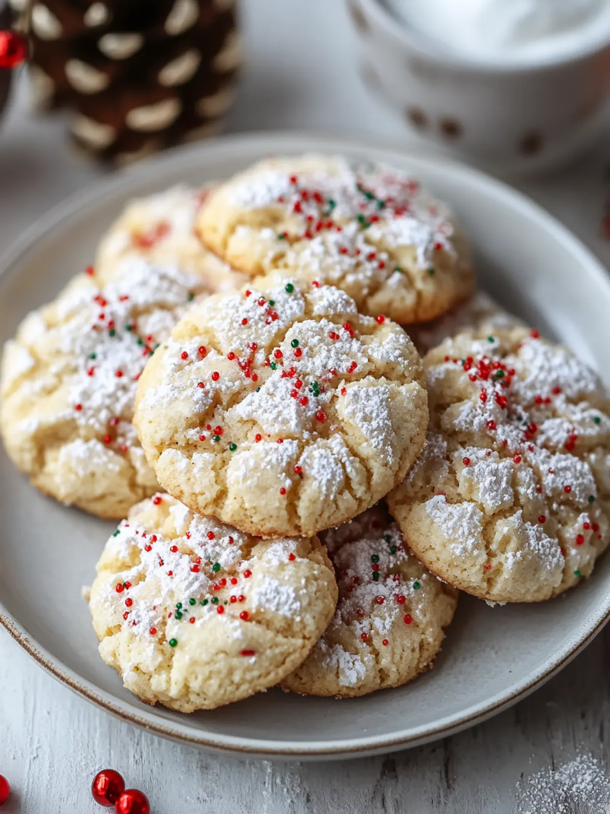 Christmas Gooey Butter Cookies You Can't Resist Making! 4 Christmas Gooey Butter Cookies