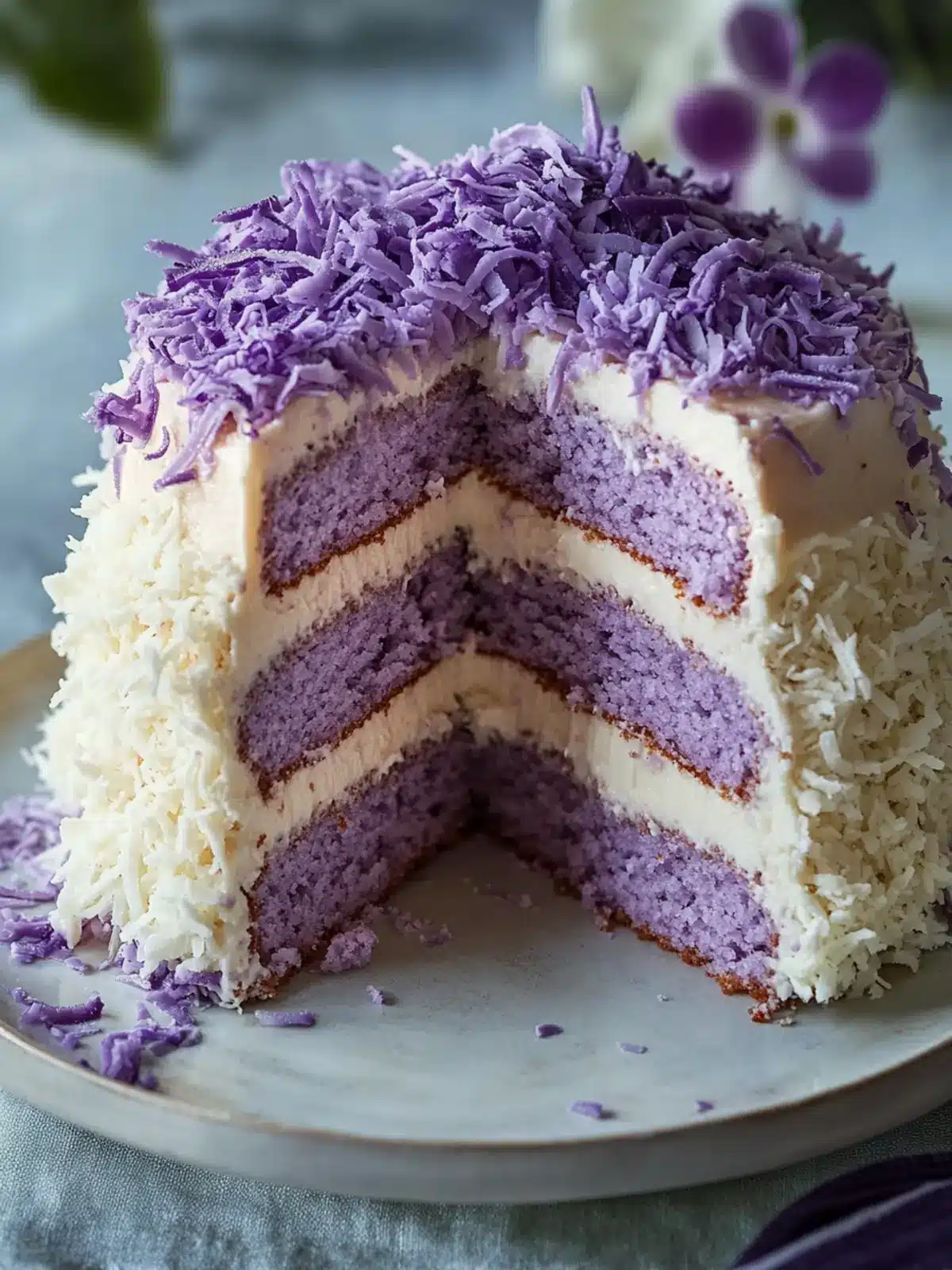 Irresistible Ube Coconut Cake That's Moist and Fluffy 2 Ube Coconut Cake