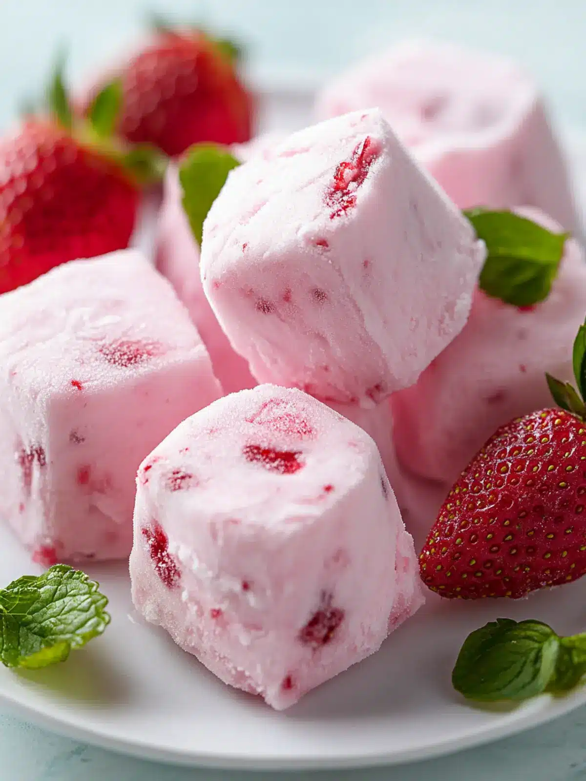 Delicious Frozen Strawberry Yogurt Bites for Guilt-Free Snacking 3 Frozen Strawberry Yogurt Bites
