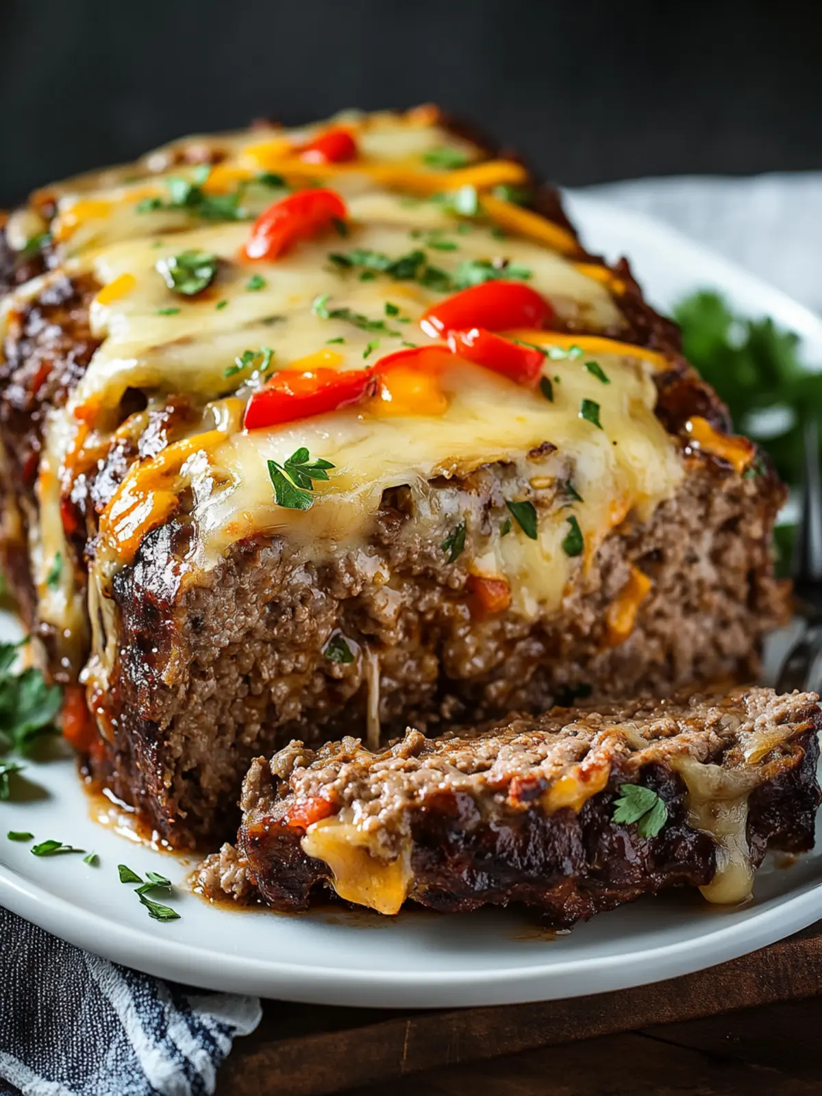 Savor Philly Cheesesteak Meatloaf for Ultimate Comfort Food 3 Philly Cheesesteak Meatloaf