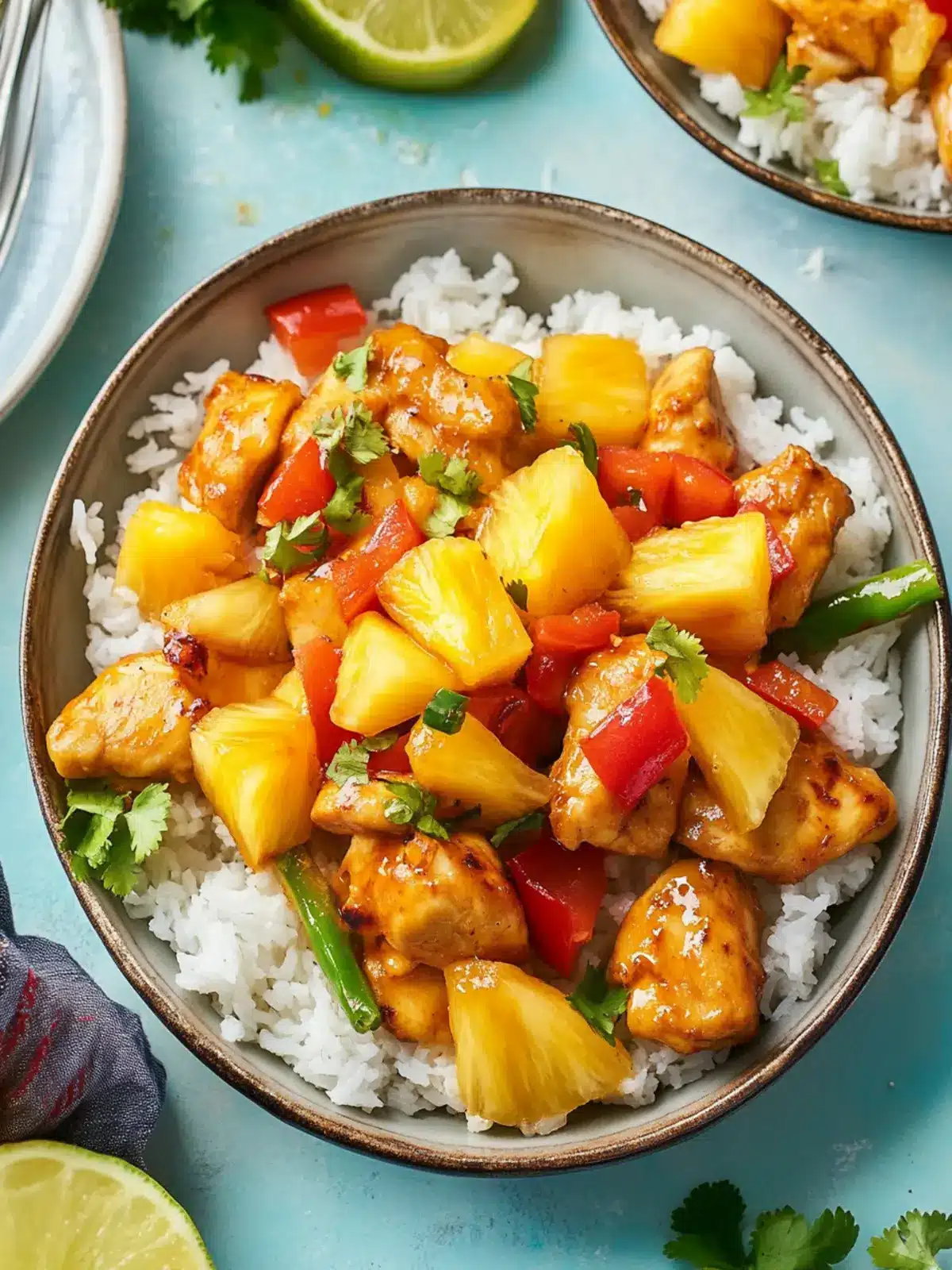 Savory Pineapple Chicken Stir-Fry in Just 30 Minutes 4 Pineapple Chicken