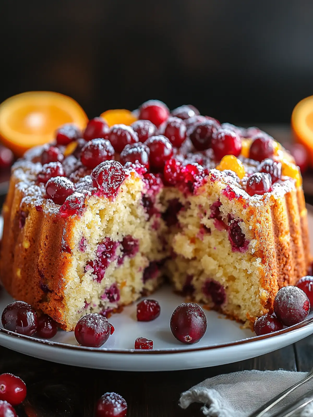 Moist Cranberry Orange Breakfast Cake to Brighten Your Day 3 Cranberry Orange Breakfast Cake