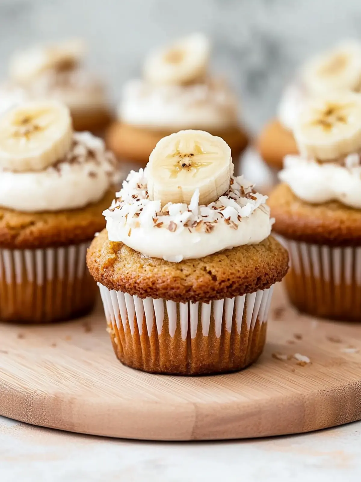 Delicious Vegan Banana Coconut Cupcakes You ll Crave Daily 3 Vegan banana coconut cupcakes